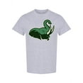 thumbnail image 1 of Elephant Head Mascot Logo Design T-Shirt Men -Image by Shutterstock, Male Small, 1 of 2