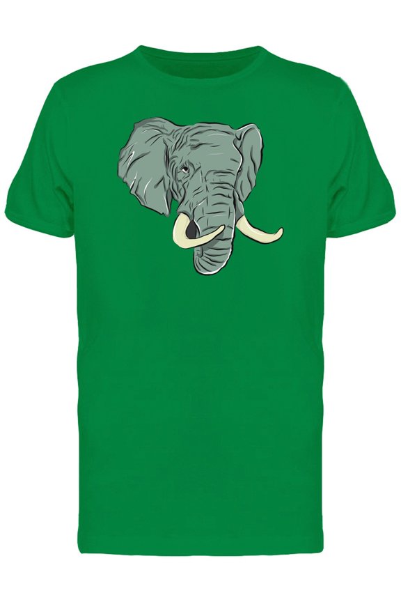 Elephant Head  Tee Men's -Image by Shutterstock