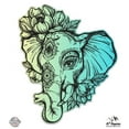 thumbnail image 1 of Elephant Henna Colorful - 12" Vinyl Sticker Waterproof Decal, 1 of 1