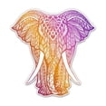 thumbnail image 1 of Elephant Henna Pattern Tattoo Indian - 7" Vinyl Sticker - For Car Laptop I-Pad - Waterproof Decal, 1 of 1