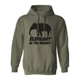 thumbnail image 1 of Elephant In The Room!!! Adult Hooded Sweatshirt, 1 of 3