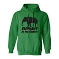 thumbnail image 1 of Elephant In The Room!!! Adult Hooded Sweatshirt, 1 of 3