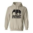 thumbnail image 1 of Elephant In The Room!!! Adult Hooded Sweatshirt, 1 of 3