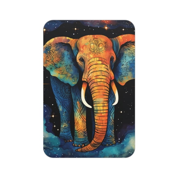 Elephant Indian Psychedelic Starry Acrylic Fridge Magnets Decorative Refrigerator Magnets for Kitchen Office Whiteboard Locker