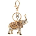 thumbnail image 1 of Elephant Keychain Charm Pendant Backpack Gift Handbag Key Keyring Gifts Charms Ring Rhinestones Women Chain Evil Eye, 1 of 9