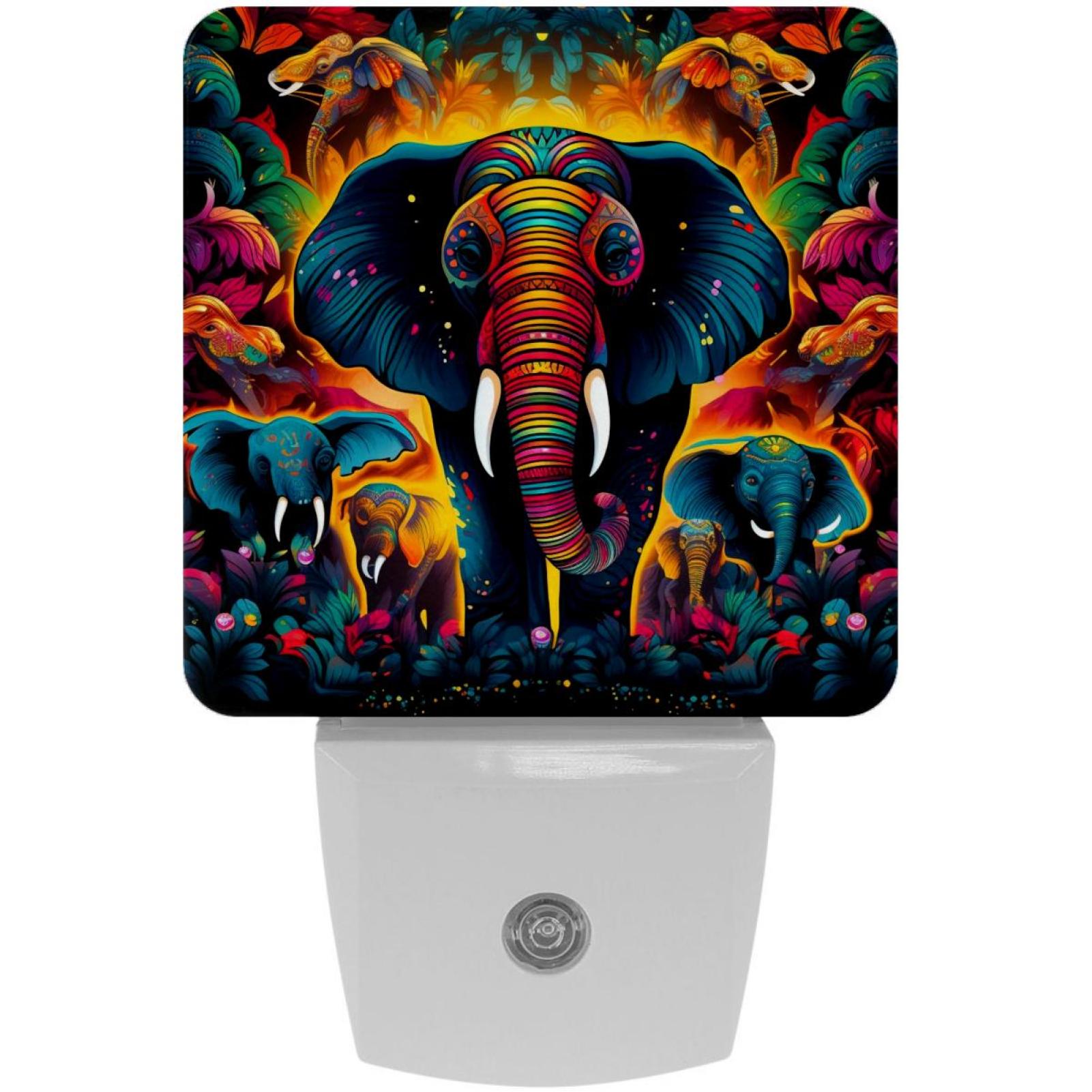 Elephant LED Square Night Lights Energy Efficient & Elegant