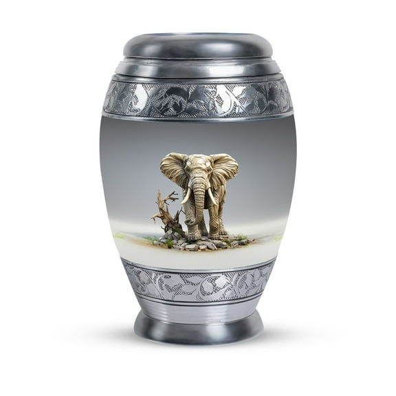 Elephant Large Urn For Human Ashes - Cremation Urns For Human Ashes Adult Female - Urn For Human Ashes Adult Men - Large Urns For Human Ashes Adult Male - Human Cremation Urns (Size-10inch)