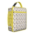 thumbnail image 1 of Elephant Lunch Box for Men Reusable Insulated Small Lunch Bag with Boho Mandala Floral Watercolor Design, Tribal Retro Animal Cooler Tote for Work, Camping & Travel, 1 of 6