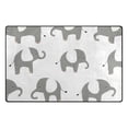 thumbnail image 1 of Elephant Memory Foam Area Rug 31"x20" Non Slip, Absorbent, Fade Proof for Living Room, Bedroom, Office, 1 of 7
