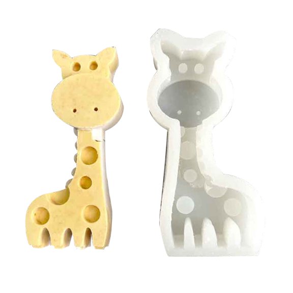 Elephant Mold Silicone Moulds Handmade Frog Giraffe Mold for Fondant Cake Candy Decorating Tool