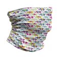 thumbnail image 1 of Elephant Nursery Neck Gaiter, Plaid Tartan Polka, Unisex, Multicolor, by Ambesonne, 1 of 3