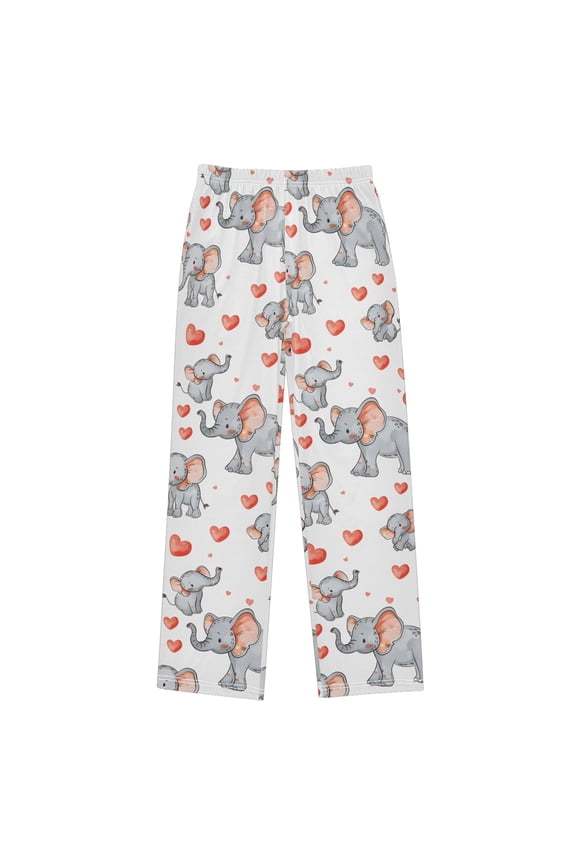 Elephant Pajama Pants Soft and Lightweight Elastic Waistband Pajama Pants