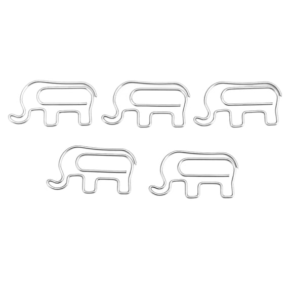 Elephant Paper Clip, Stainless Steel Multifunctional Paper Clip Durable For Photo