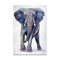Elephant Pictures For Wall. "blue elephant". Animal Print Pictures Wall Decor. Funny Animal Canvas Prints