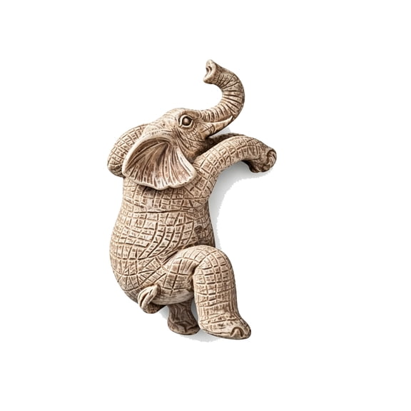 Elephant Plant Pot Hanger Planter Ornament Hanging Decoration Resin Garden Decor