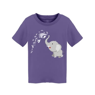 Elephant Plays With Water T-Shirt Toddler -Image by Shutterstock,  5 Toddler