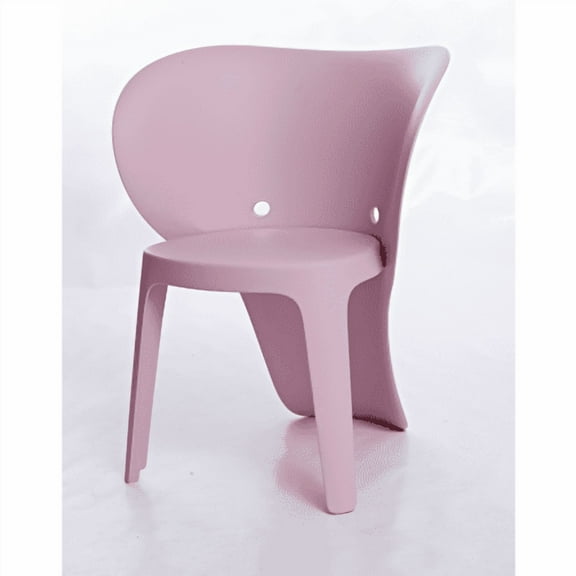 Elephant Polypropylene Kids Chair Set of 4 Pink
