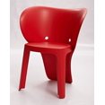 thumbnail image 1 of Elephant Polypropylene Kids Chair Set of 4 Red, 1 of 3