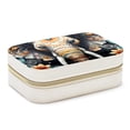 thumbnail image 1 of Elephant Portable Velvet Jewelry Stand Organizer Box with Removable Compartment - Gift, Jewelry Display, 1 of 7