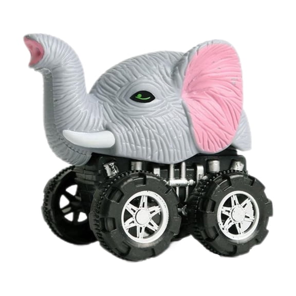 Elephant Pull Back Car Off Road Toy, Car Toys for 3 4 5 6 Year Old Boy Girl, Monster Trucks Pull Back Vehicles Toys, 360 Rotating Stunt Car Toys for Kids Christmas Birthday Gifts HJJLRH