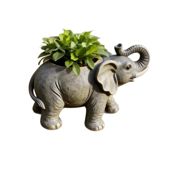 Elephant Resin for Outdoor Spaces a Starting Point for Conversation Delightful Addition to Any, Multipurpose