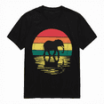 thumbnail image 1 of Elephant Retro Sunset Vintage Elephant Lover Men Women T-Shirt, 1 of 5