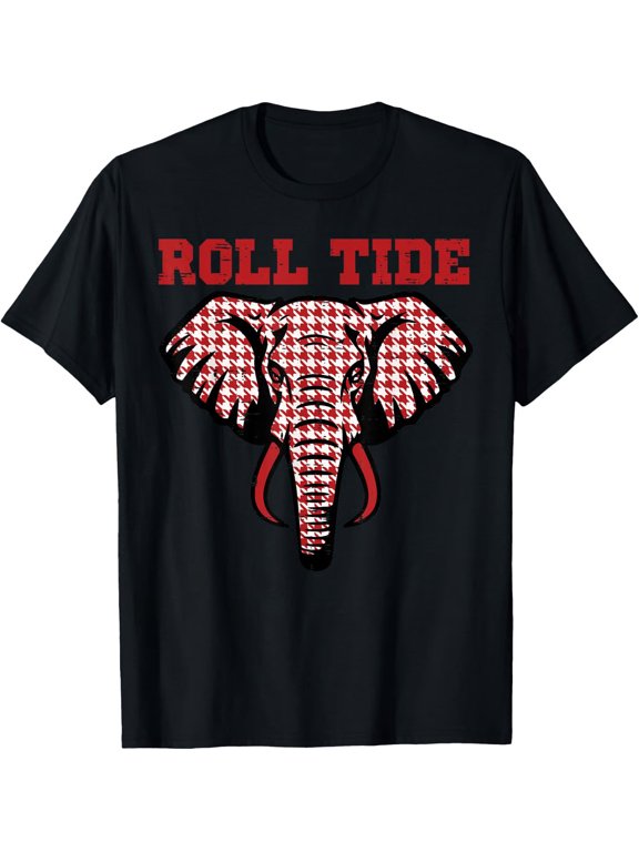 Elephant Roll Tide Women Kids Boys Girls Youth Teen Men T-Shirt