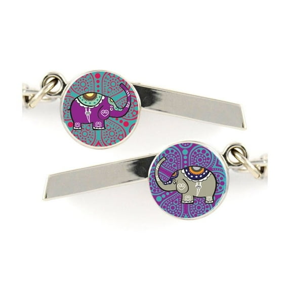 Elephant Safety Whistle Keychain