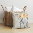 thumbnail image 1 of Elephant Sage Throw Pillow, 1 of 3