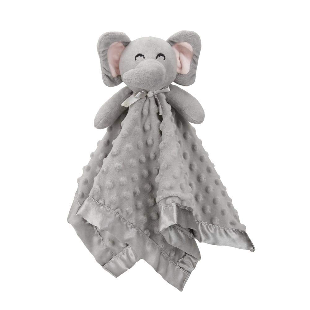 Elephant Security Blanket Soft Lovey Unisex Lovie Baby Gifts for Newborn Boys and Girls Snuggle Toy Stuffed Animal Grey 16 Inch Walmart