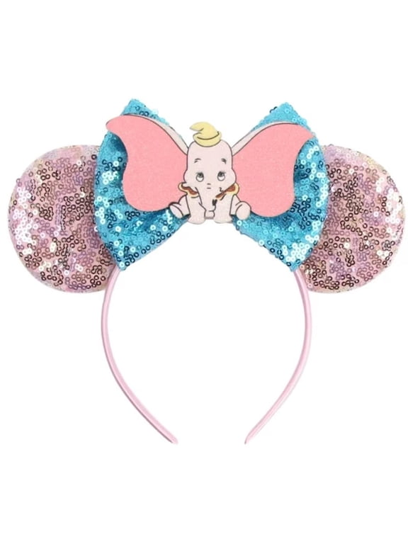 Elephant Sequin Mickey Minnie Ears Headband / Minnie Inspired Princess Ears / Minnie Headband