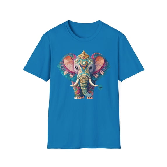 Elephant Shirt, T Shirt with Elephant, Elephant on T Shirt, T Shirt with Animation, Animals Tee Shirt