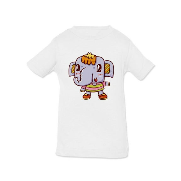 Elephant Smiling T-Shirt Infant -Image by Shutterstock,  6 Months