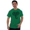 thumbnail image 1 of Elephant Spirit Animal Henna Mandala Men's Graphic T Shirt Tees Brisco Brands S, 1 of 6
