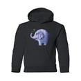 thumbnail image 1 of Elephant Spitting Water Hoodie Juniors -Image by Shutterstock,  Small, 1 of 4