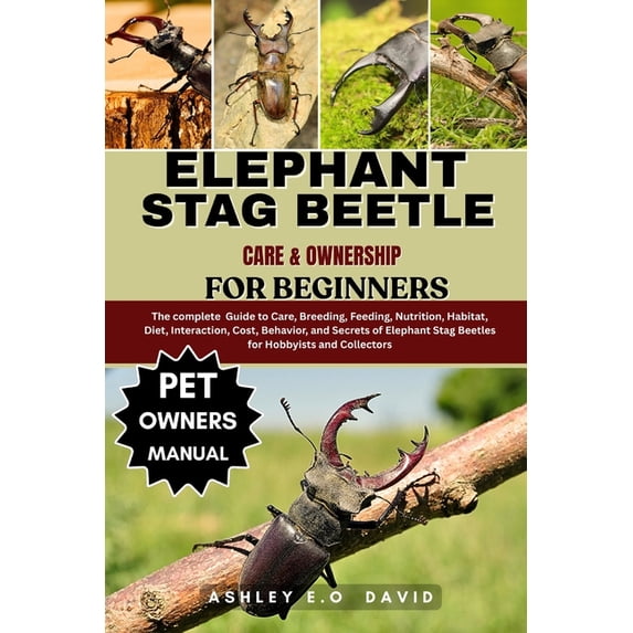 Elephant Stag Beetle Care & Ownership for Beginners: The complete Guide to Care, Breeding, Feeding, Nutrition, Habitat, , (Paperback)