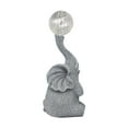 thumbnail image 1 of Elephant Statue Solar Light Resin Sculpture Outdoor Durable Material for Garden Patio Lawn Decor, 1 of 9
