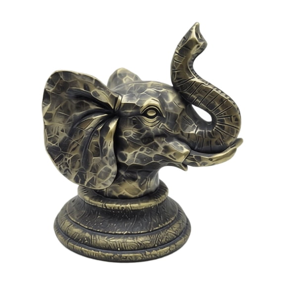 Elephant Statue Vintage Decorative Ornament For Home Wine Cabinet Entryway Display 1 Piece