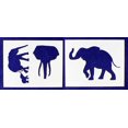 thumbnail image 1 of Elephant Stencils -2 pc Set-Mylar 14mil - Painting/Crafts/Templates, 1 of 3
