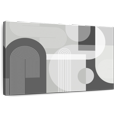 thumbnail image 1 of Elephant Stock Abstract Arches Gray Ii Wall Art - Horizontal Canvas Wall Art - Living Room Wall Decor - Abstract Canvas - Black And Gray Decor By Urban Epiphany - 24" x 16", 1 of 8