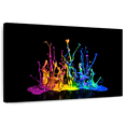 thumbnail image 1 of Elephant Stock Abstract Color Splash Wall Art - Horizontal Canvas Wall Art - Living Room Wall Decor - Hobbies And Lifestyle Canvas - Pink And Yellow Decor - 12" x 8", 1 of 8