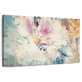 thumbnail image 1 of Elephant Stock Abstract Expressionism Wall Art - Horizontal Canvas Wall Art - Living Room Wall Decor - Abstract Canvas - Blue And Beige Decor - 12" x 8", 1 of 8