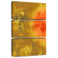 thumbnail image 1 of Elephant Stock Abstract Ii Wall Art - Vertical Multi Panel Canvas - Living Room Wall Decor - Abstract Multi Panel - Gold And Yellow Decor By Greg Simanson - 24" x 38", 1 of 8
