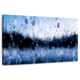 thumbnail image 1 of Elephant Stock Abstract Navy Blue Wall Art - Horizontal Canvas Wall Art - Living Room Wall Decor - Abstract Canvas - Black And Purple Decor - 48" x 32", 1 of 8