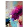 thumbnail image 1 of Elephant Stock Abstract Pink And Blue Wall Art - Vertical Canvas Wall Art - Living Room Wall Decor - Abstract Canvas - Pink And Beige Decor By Andrada Anghel - 30" x 45", 1 of 4