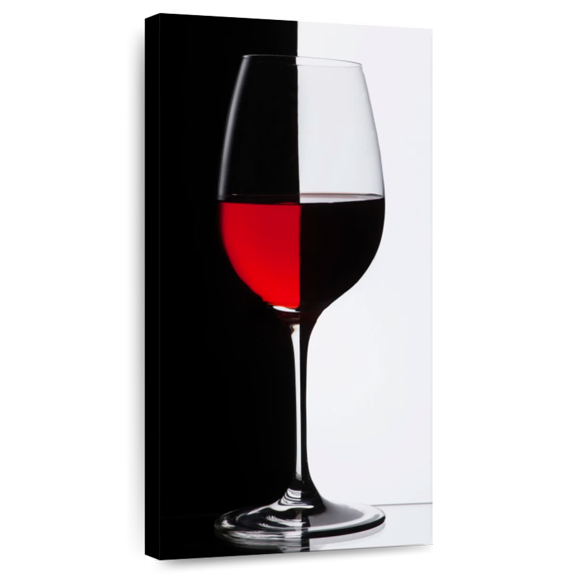 Elephant Stock Abstract Wine Wall Art - Food And Drink Canvas Canvas - 30" x 60"