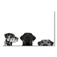 thumbnail image 1 of Elephant Stock Adorable Puppies Wall Art - Horizontal Canvas Wall Art - Living Room Wall Decor - Animal Canvas - White And Black Decor - 30" x 20", 1 of 4