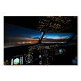thumbnail image 1 of Elephant Stock Airplane Flight Controls Wall Art - Horizontal Canvas Wall Art - Living Room Wall Decor - Transportation Canvas - Black And Brown Decor - 48" x 32", 1 of 4