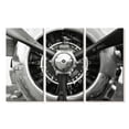 thumbnail image 1 of Elephant Stock Airplane Propeller Wall Art - Horizontal Multi Panel Canvas - Living Room Wall Decor - Transportation Multi Panel - Black And Gray Decor - 45" x 28", 1 of 4
