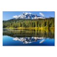 thumbnail image 1 of Elephant Stock Alpine Lake Near Mt. Rainier Wall Art - Horizontal Canvas Wall Art - Living Room Wall Decor - Nature Canvas - Gray And Blue Decor - 30" x 20", 1 of 4